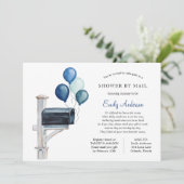 Baby Boy Long Distance Shower per Mail Kaart (Staand voorkant)