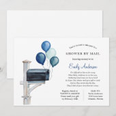 Baby Boy Long Distance Shower per Mail Kaart (Voorkant / Achterkant)