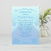 Baby Boy Long Distance Shower per Mail Stork Kaart (Staand voorkant)