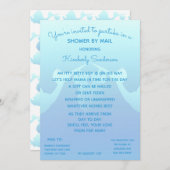 Baby Boy Long Distance Shower per Mail Stork Kaart (Voorkant / Achterkant)