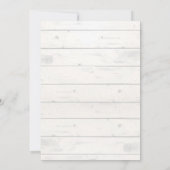 Baby Boy Long Distance Shower via Mail Invitation Kaart (Achterkant)