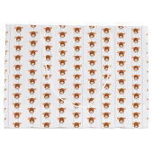 Baby Boy Longhorn Burnt Orange Groot Cadeauzakje (Achterkant)