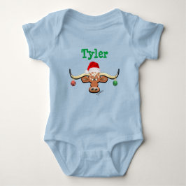 Baby Boy Longhorn Steer Baby Bodysuit