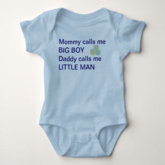 Baby Boy Man Shirt (Voorkant)