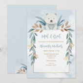 Baby Boy Meet en Greet Kaart (Voorkant / Achterkant)