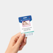 Baby Boy Meisje Foto ID Identificatie Kaart Custom Badge (Handheld)
