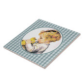  Baby Boy met het Kreukelen Pasen Gift Tegeltje (Zijkant)