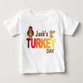 Baby Boy Mijn eerste Turkije Dag Thanksgiving Shir (Voorkant)
