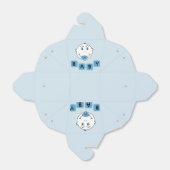 Baby Boy Mischief Face Bedankdoosjes (Uitgevouwen)