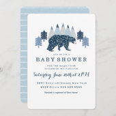 Baby Boy Modern Beer baby shower Kaart (Voorkant / Achterkant)