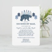 Baby Boy Modern Beer baby shower per post Kaart (Staand voorkant)