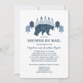 Baby Boy Modern Beer baby shower per post Kaart (Voorkant)