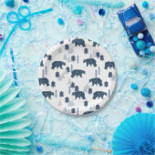 Baby boy modern beer papieren bordje (Feest)