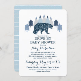 Baby Boy Modern Beer rijden met het Baby shower Kaart