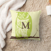 Baby Boy Monogram  Owl Kussen (Deken)