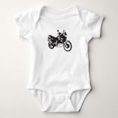 Baby Boy Motorfiets Graphic Romper (Voorkant)
