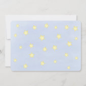 Baby Boy Multi Photo Sjabloon Blauwe Sterren (Achterkant)