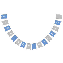Baby Boy Nagpal Blue en Silver Banner