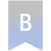 Baby Boy Nagpal Ombre Blue en Silver Banner (Eerste vlag)