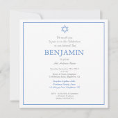 Baby Boy Naming Ceremony Hebreeuws Joods Plein Kaart (Voorkant)