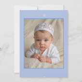 Baby Boy Naming Ceremony Hebreeuws Joodse Foto Kaart (Achterkant)