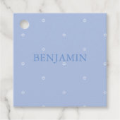 Baby Boy Naming Ceremony Hebrew Jewish Bedankjes Labels (Voorkant)