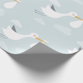 Baby Boy Newborn Shower Sralk Bundle of Joy Cadeaupapier (Hoek)