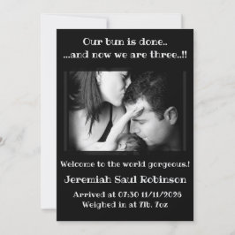 Baby Boy Nieuwe Aankomst Aankondiging