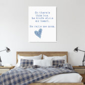 Baby Boy Nursery Canvas - Jongens Nursery Quote -  Afdruk (Insitu (Slaapkamer))