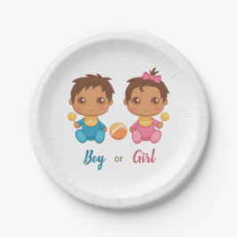 Baby Boy of Girl Gender onthullen Party Paper Bord