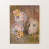 Baby boy of meisje tweeling cadeaupuzzel legpuzzel (Verticaal)