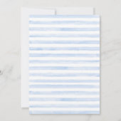 Baby Boy Olifant Baby Douche Uitnodigingen (Achterkant)