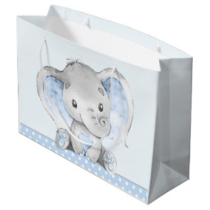 Baby Boy Olifant Baby shower Groot Cadeauzakje
