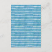 Baby Boy Olifant Douche Luier Raffle Ticket Informatiekaartje (Achterkant)