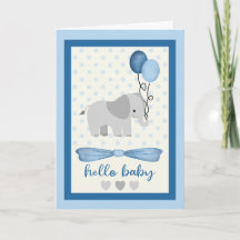 Baby Boy olifant met ballonnen
