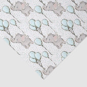 Baby Boy Olifanten Tissuepapier (Detail)