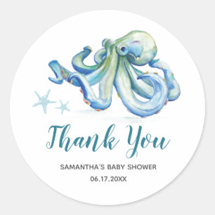 Baby Boy Onder de Zeeen Trekkers Ronde Sticker