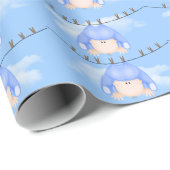 Baby Boy op Clothesline Cadeaupapier (Rol Hoek)