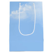 Baby Boy op Clothesline Medium Gift Bag Cadeauzakje (Achterkant)