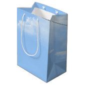 Baby Boy op Clothesline Medium Gift Bag Cadeauzakje (Achterkant Gekanteld)