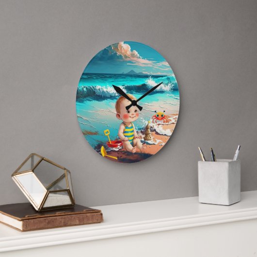 Baby Boy op het strand Grote Klok (Kantoor)