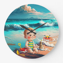 Baby Boy op het strand