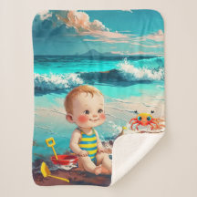 Baby Boy op het strand