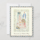 Baby Boy or Girl Prayer to Virgin Mary Note Kaart Notitiekaartje (Voorkant)