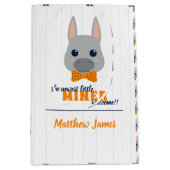 Baby Boy Oranje Donkey Medium Cadeauzakje (Voorkant)