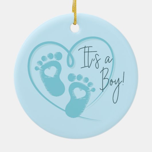 Baby Boy Ornament (Achterkant)