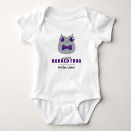 Baby Boy Paars Horned Frog Bodysuit