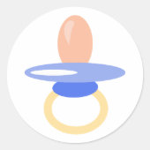 Baby Boy Pacifier Stickers (Voorkant)