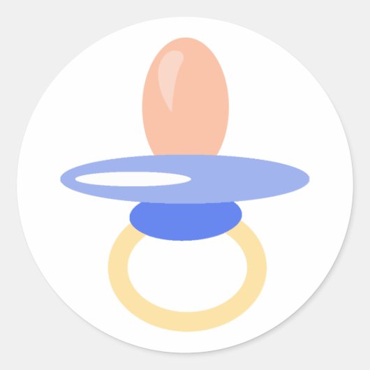 Baby Boy Pacifier Stickers (Voorkant)
