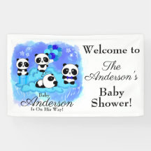 Baby Boy Pandas Baby shower